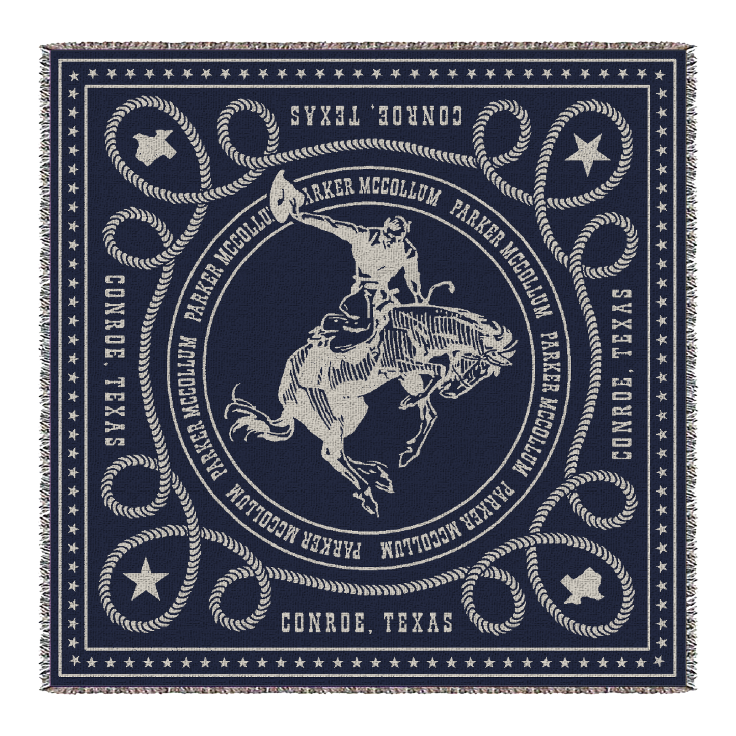 Cowboy Woven Blanket