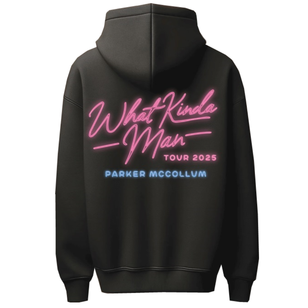 Black What Kinda Man Tour Hoodie