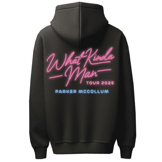 Black What Kinda Man Tour Hoodie